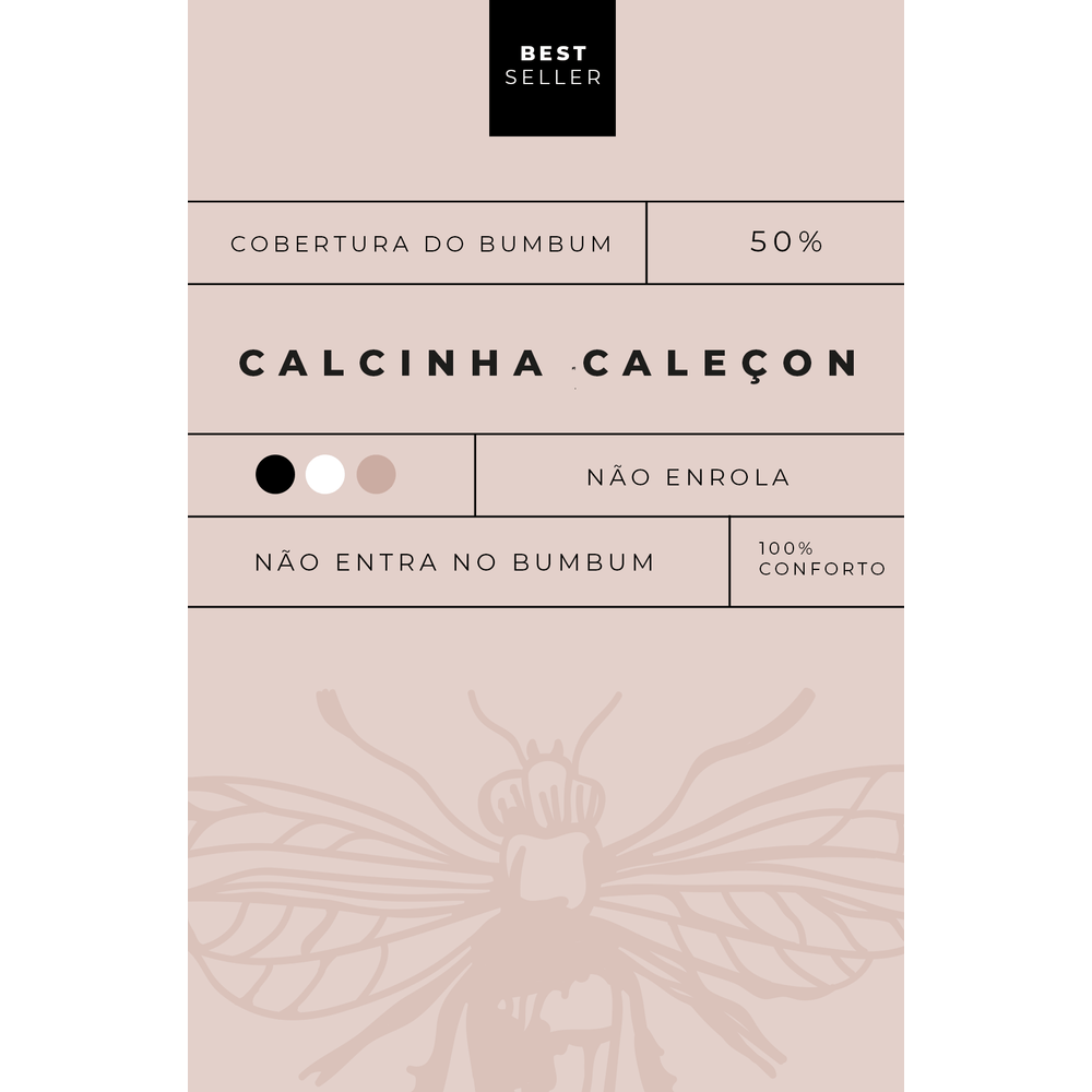 Calcinha Caleçon Renda Basic Me - 7