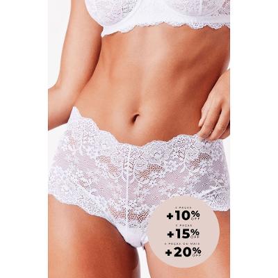 Calcinha Caleçon Renda Basic Me