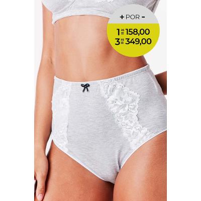 Calcinha Clássica Flower Cotton