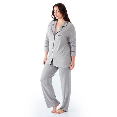 Pijama Longo Manga Longa Malha Rafaela