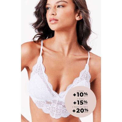 Sutiã Top Mari Renda Basic Me