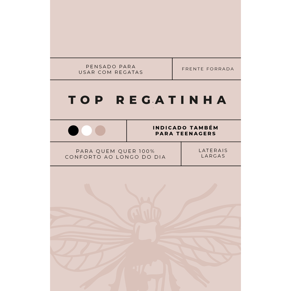 Top Renda Alça Fina Renda Basic Me - 7