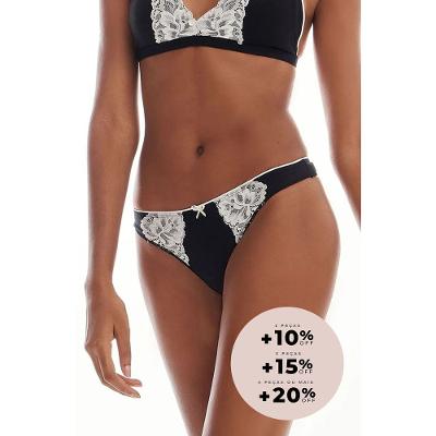 Calcinha Fio Flower Cotton