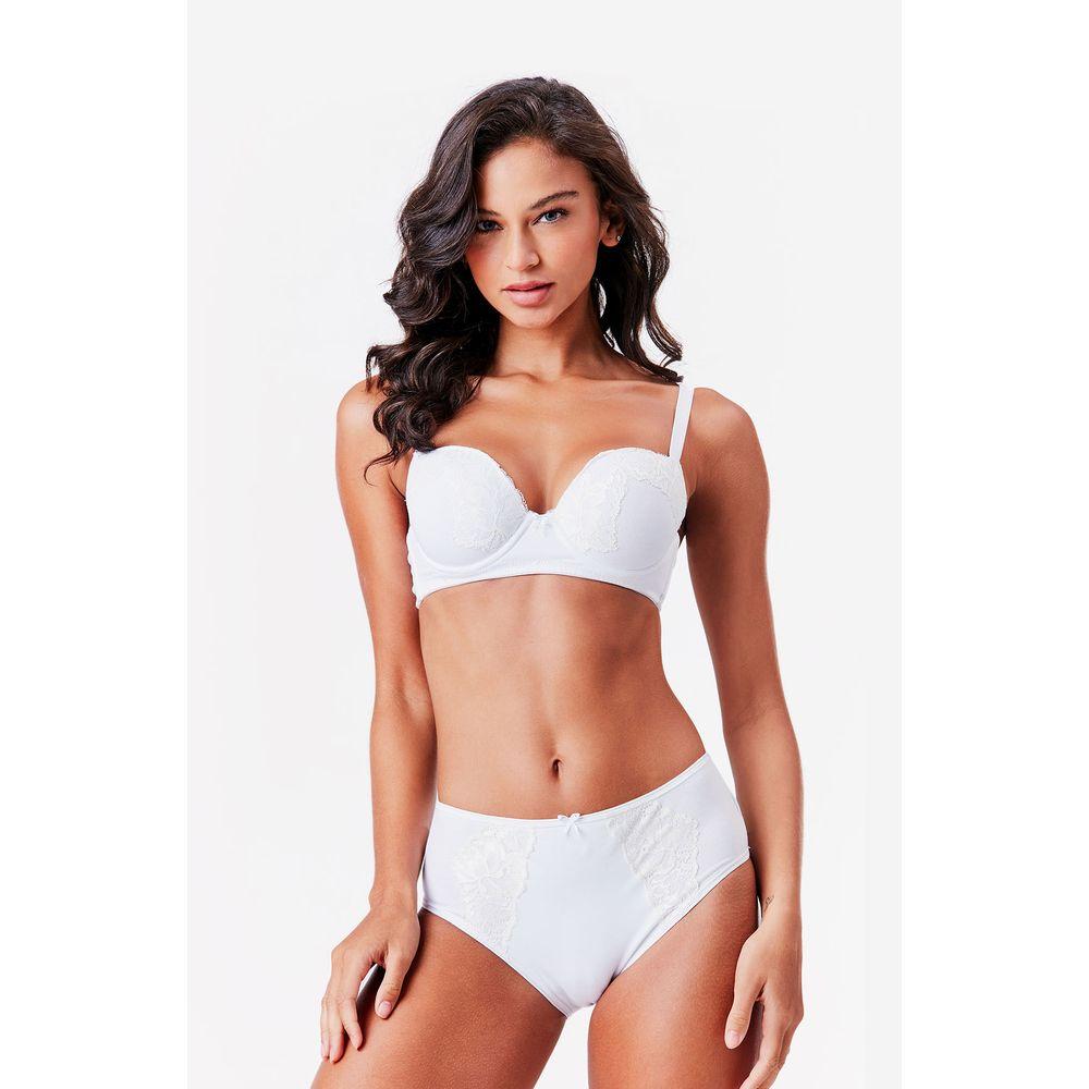 Calcinha Alta Cavada Flower Cotton - 2