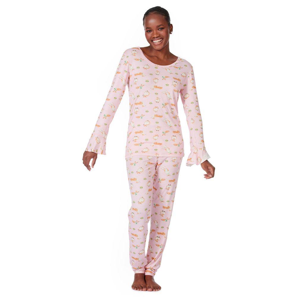 Pijama Longo Malha Elizabeth - 2