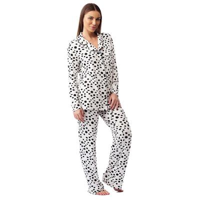 Pijama Longo Botões Malha Rafaela