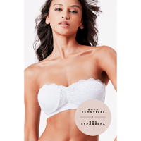 Top Faixa Bojo Removível Renda Basic Me - 1