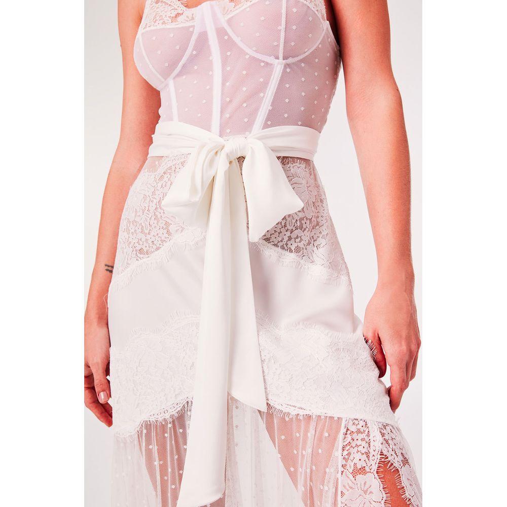 Camisola Longa Alça Tule St Barth - 1