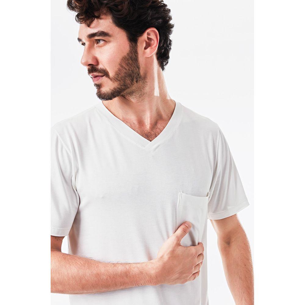 Pijama Curto Malha Panamá Masculino - 3