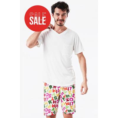 Pijama Curto Malha Panamá Masculino