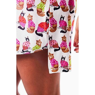 Camisola Curta Malha Cats