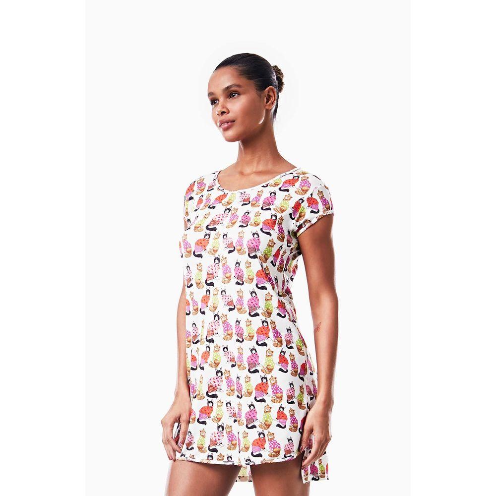 Camisola Curta Malha Cats - 3