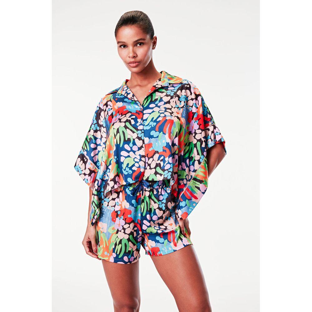 Pijama Curto Cetim Tulum - 2