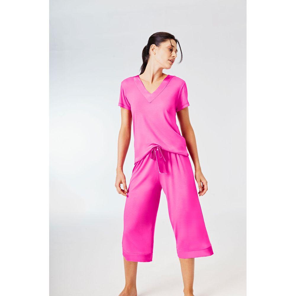 Pijama Capri Malha Miami - 4