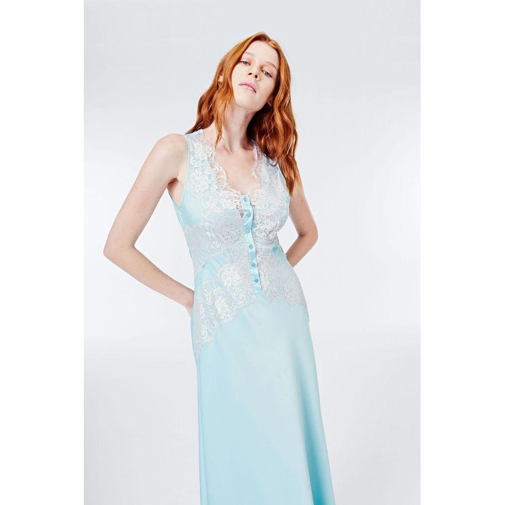 Camisola Longa Cetim Itacaré - 1