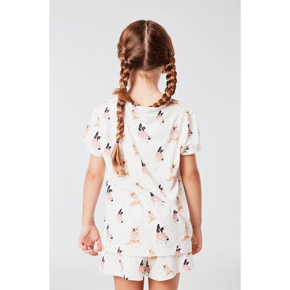 Pijama Curto Malha Pinot Kids Feminino - 2