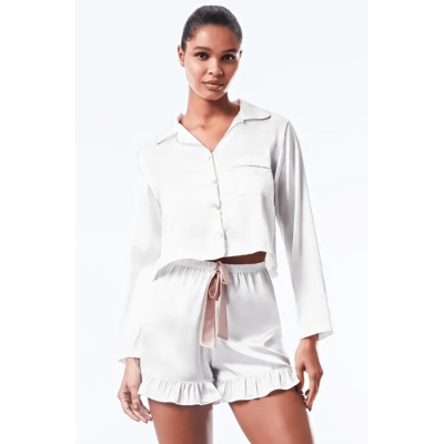 Pijama Curto Cetim Espelho