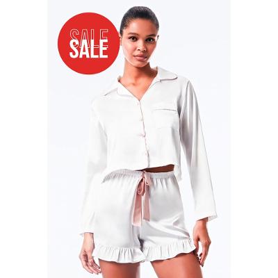 Pijama Curto Cetim Espelho