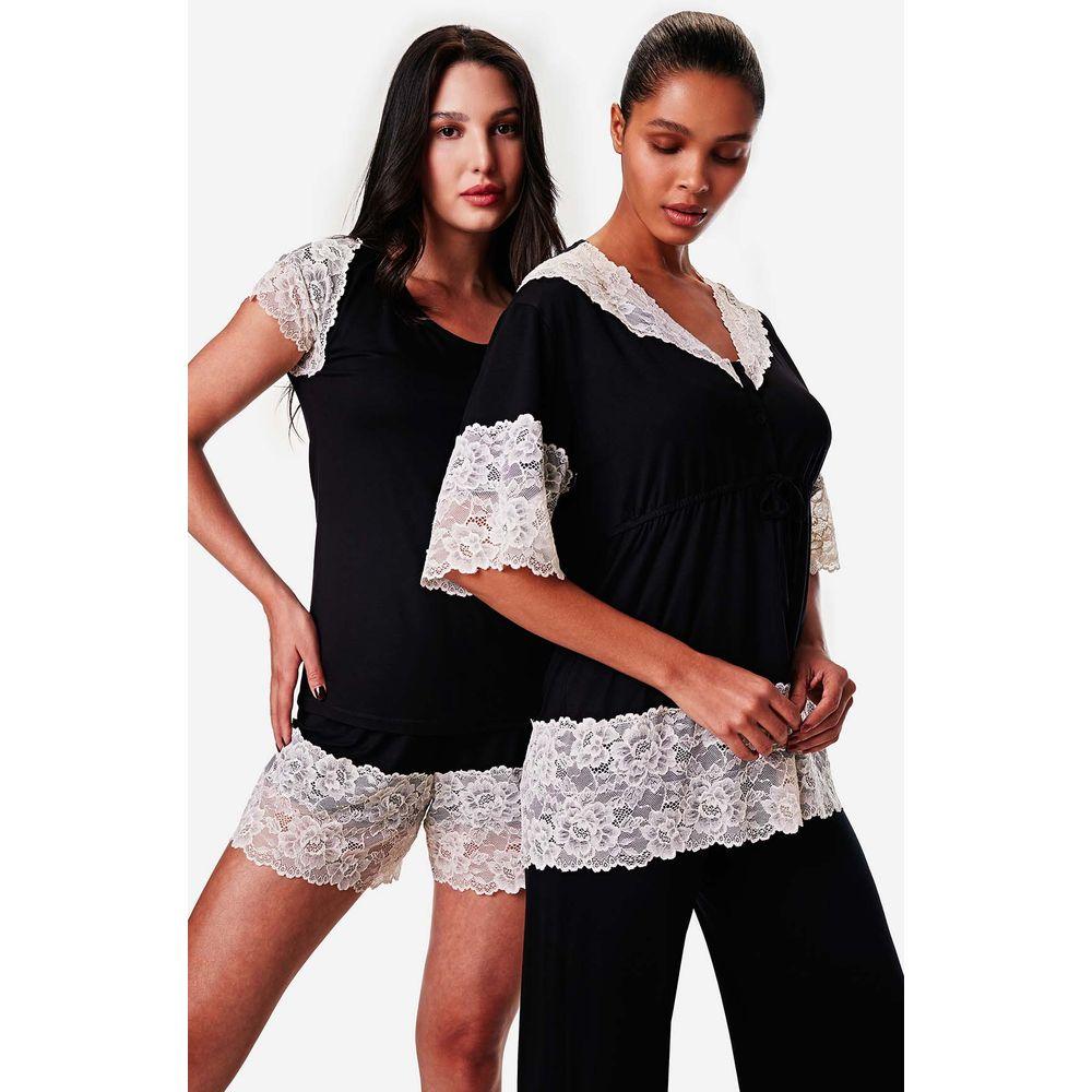 Pijama Curto Malha Sahy - 7