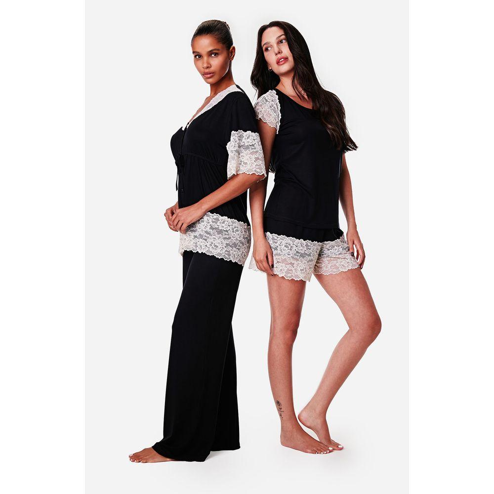 Pijama Longo Malha Sahy - 3