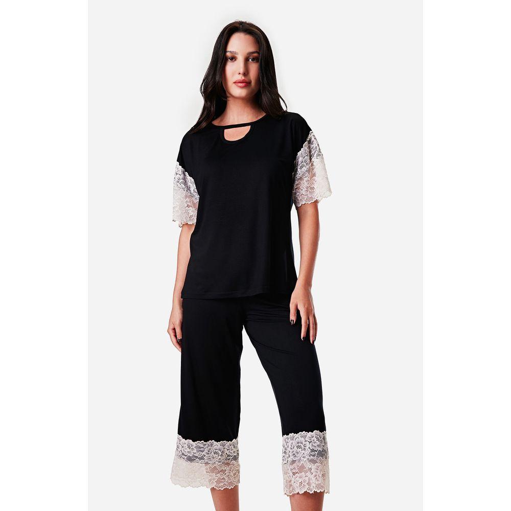 Pijama Capri Malha Sahy - 2