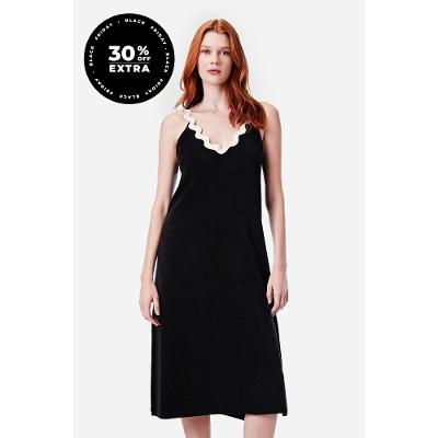 Vestido Longo Alça Atoalhado Bahamas