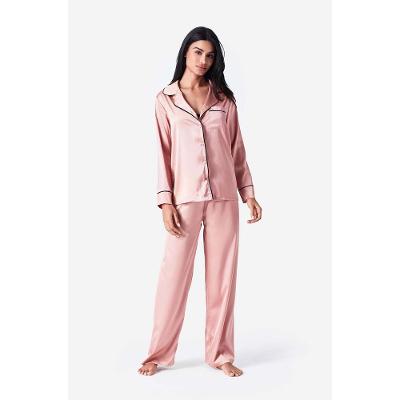Pijama Longo Cetim My Basics