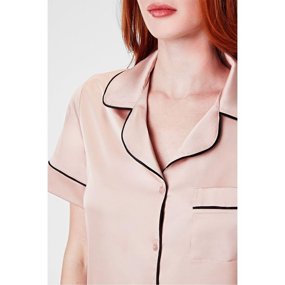 Pijama Curto Cetim My Basics - 4