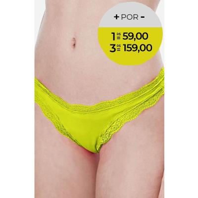 Calcinha Fio Microfibra Skin Colors