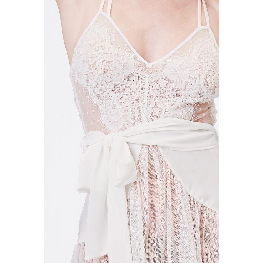 Camisola Curta Alça Renda St Barth - 4