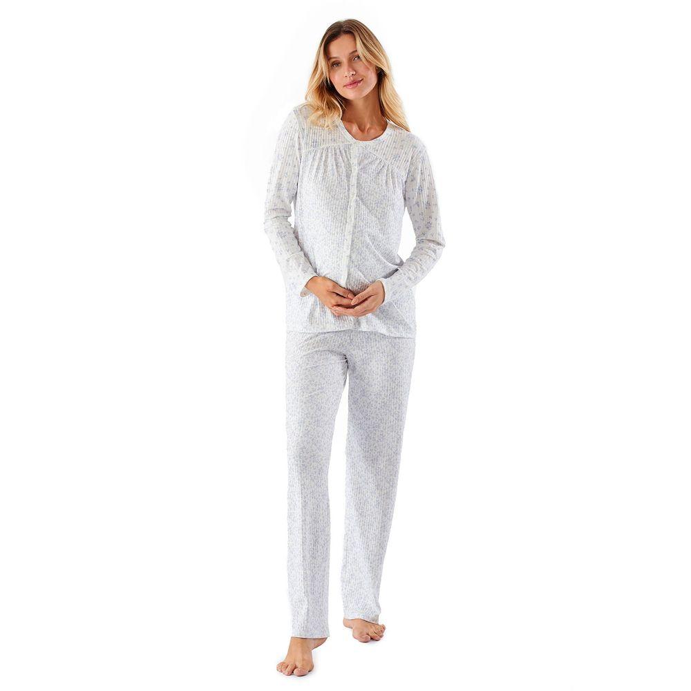 Pijama Longo Malha Lily Maternidade - 4