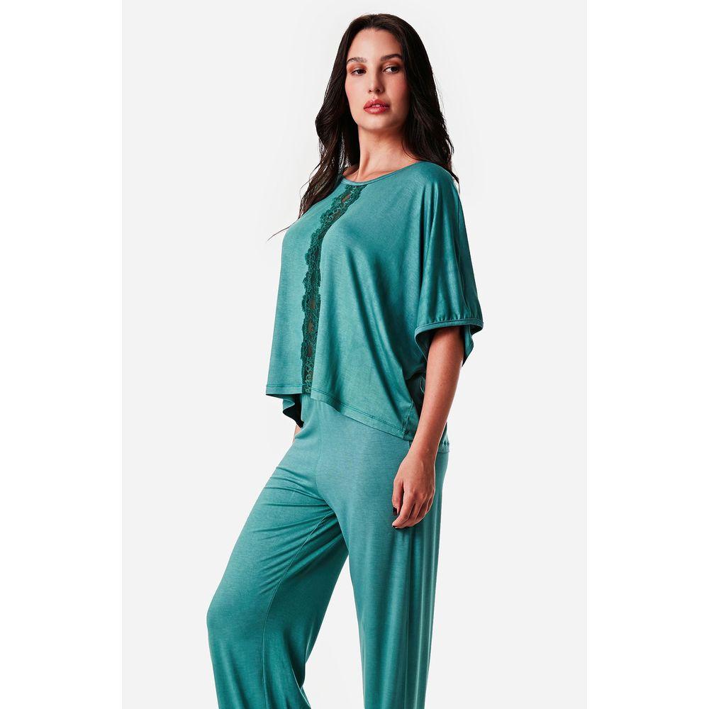 Pijama Longo Malha Equador - 4