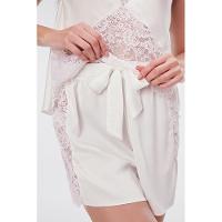 Pijama Curto Regata Cetim St Barth - 3