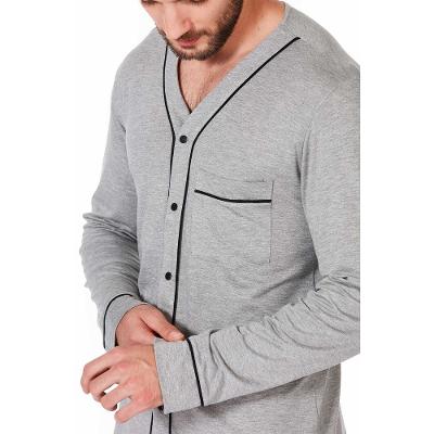 Pijama Longo Manga Longa Malha Rafael