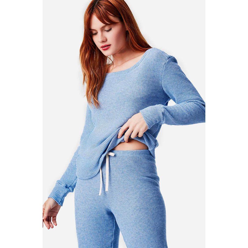 Pijama Longo Malha Tricot Liv - 4