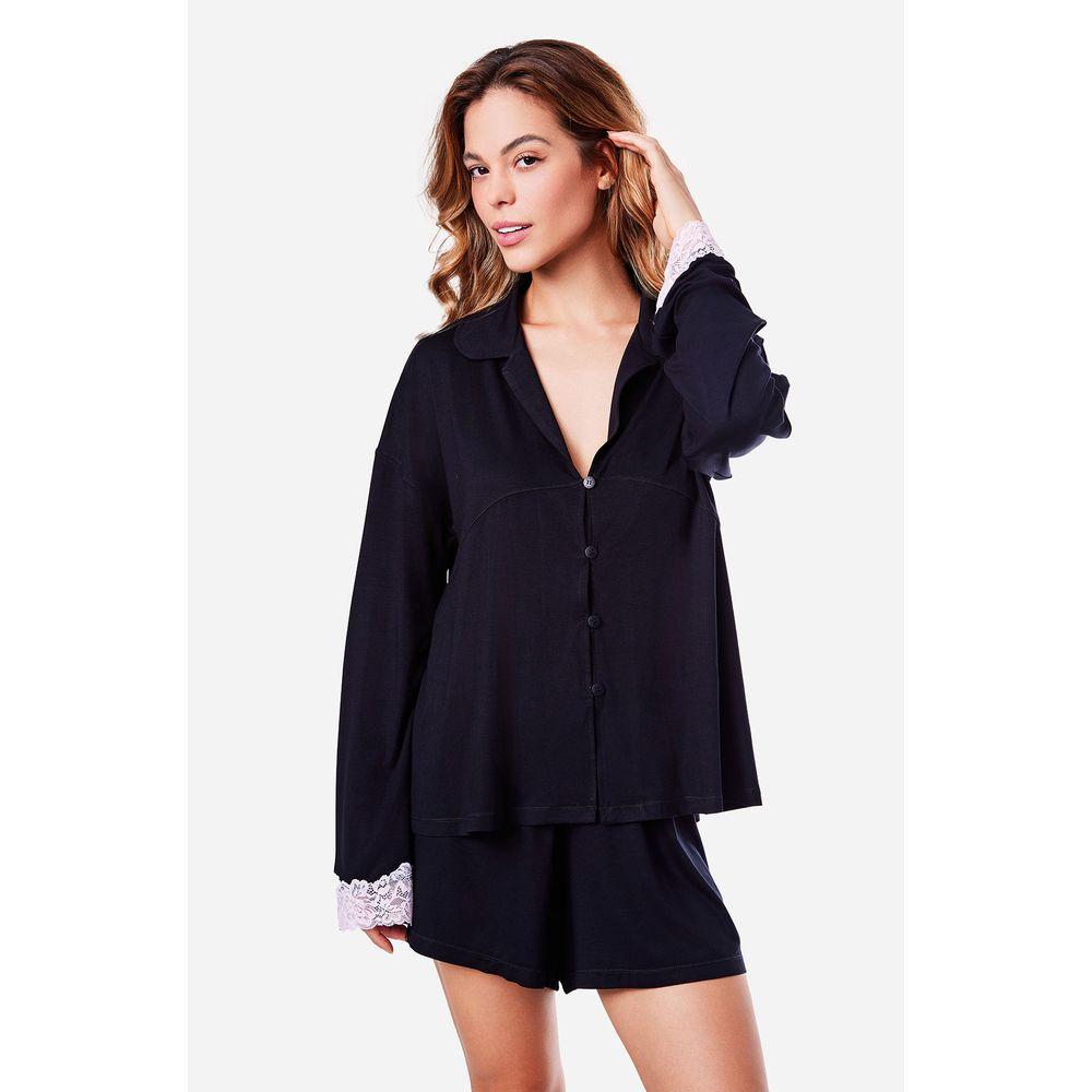 Pijama Curto Malha Nanna - 1