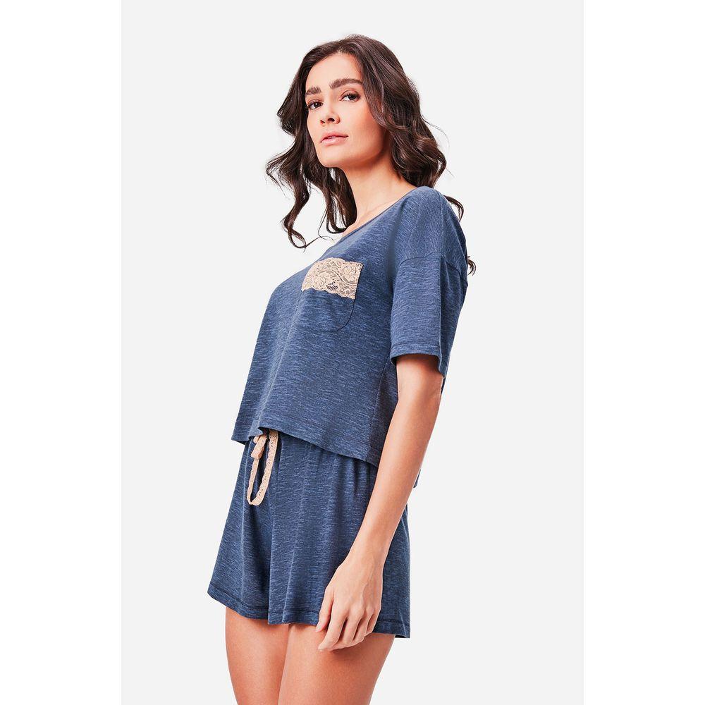 Pijama Curto Malha Helsinque - 3