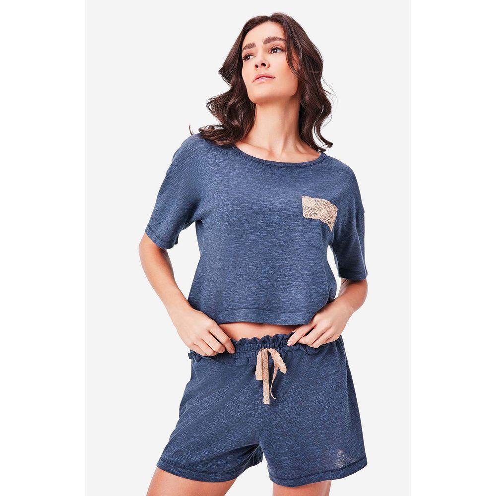 Pijama Curto Malha Helsinque - 5