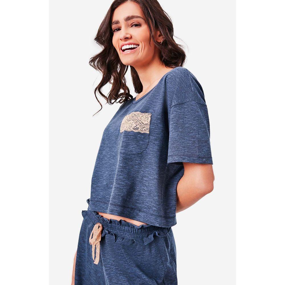 Pijama Curto Malha Helsinque - 6