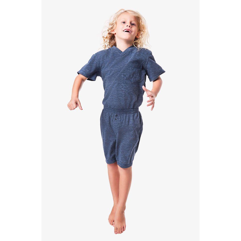 Pijama Curto Malha Helsinque Kids Masculino - 4
