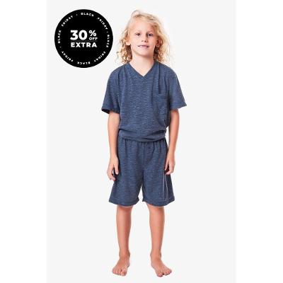 Pijama Curto Malha Helsinque Kids Masculino