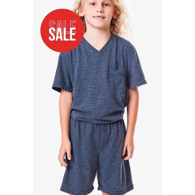 Pijama Curto Malha Helsinque Kids Masculino