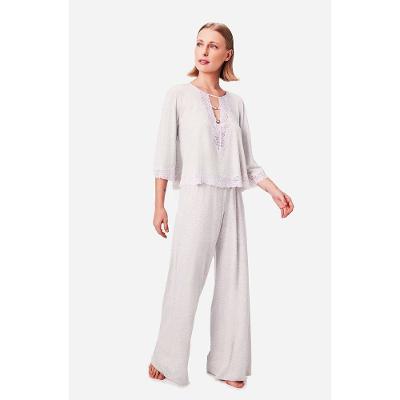 Pijama Longo Malha Nanna