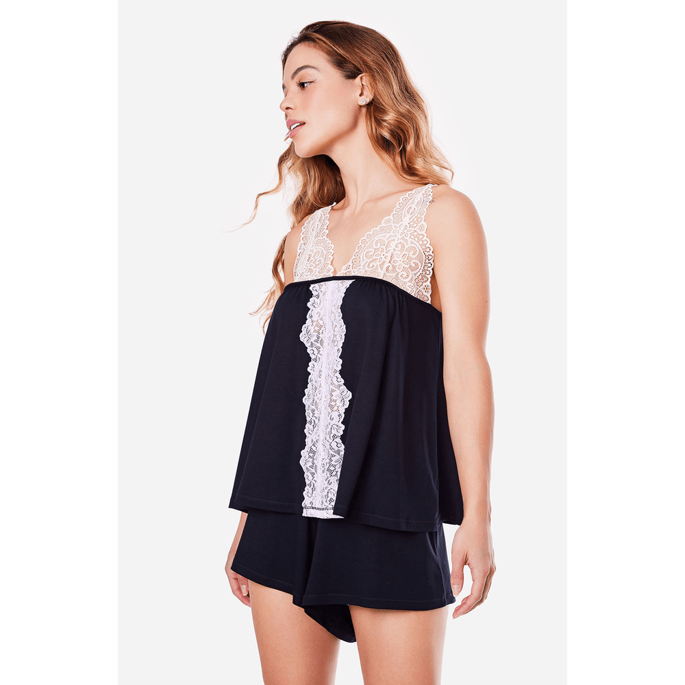 Pijama Curto Regata Malha Nanna - 2