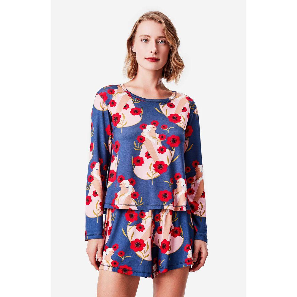 Pijama Curto Malha Greta - 3