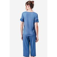 Pijama Capri Malha Dinamarca - 3