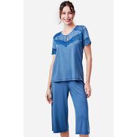 Pijama Capri Malha Dinamarca - 5