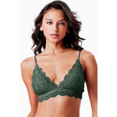 Sutiã Triângulo Renda Deep Green