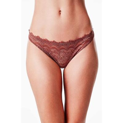 Calcinha Fio Renda Mocha Mousse