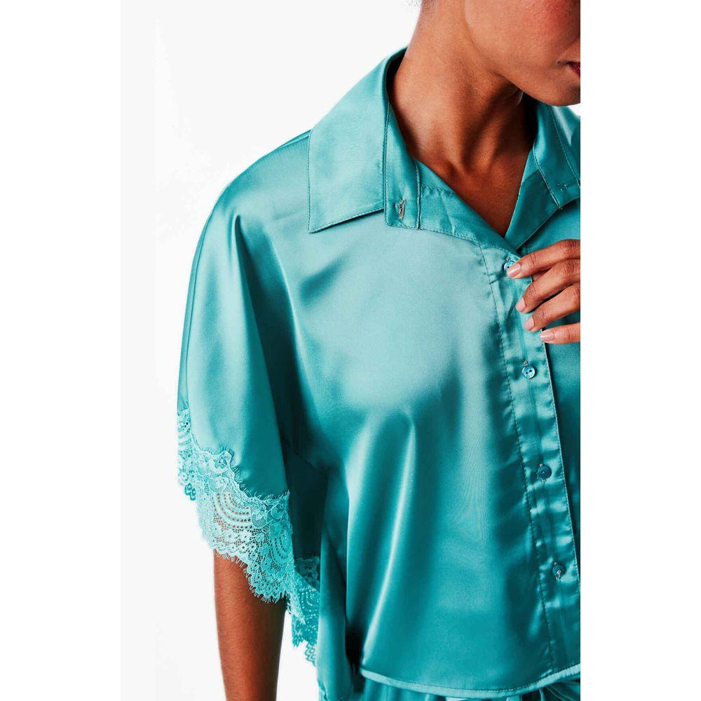 Pijama Curto Cetim Mia - 5